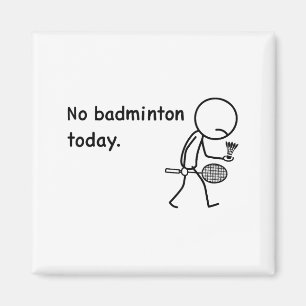 Imã Nenhum jogador de badminton hoje Jogadores Treinad