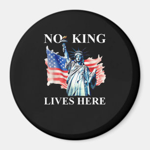 Imã Nenhum Rei Vive na Bandeira da Liberdade Americana
