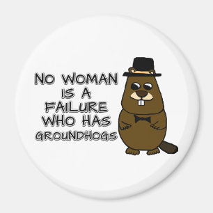 Imã Nenhuma mulher é um fracasso que tem Groundhogs