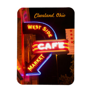 Ímã Neon Café - Sinal mercado Flexi Magnet