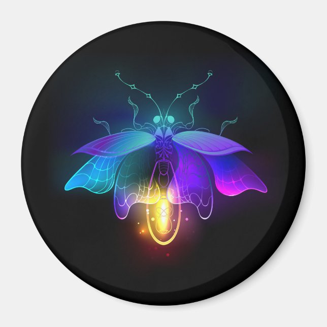 Imã Neon Firefly a preto (Frente)
