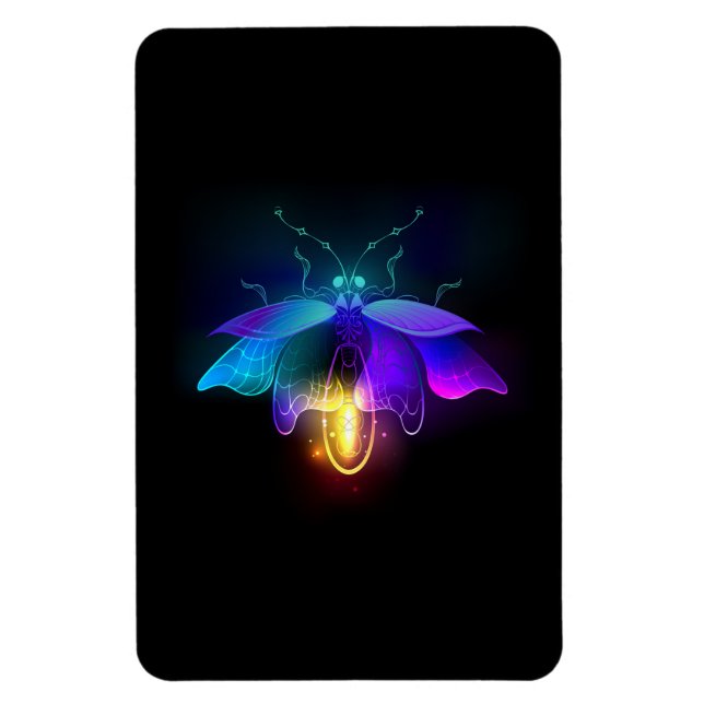 Ímã Neon Firefly a preto (Vertical)