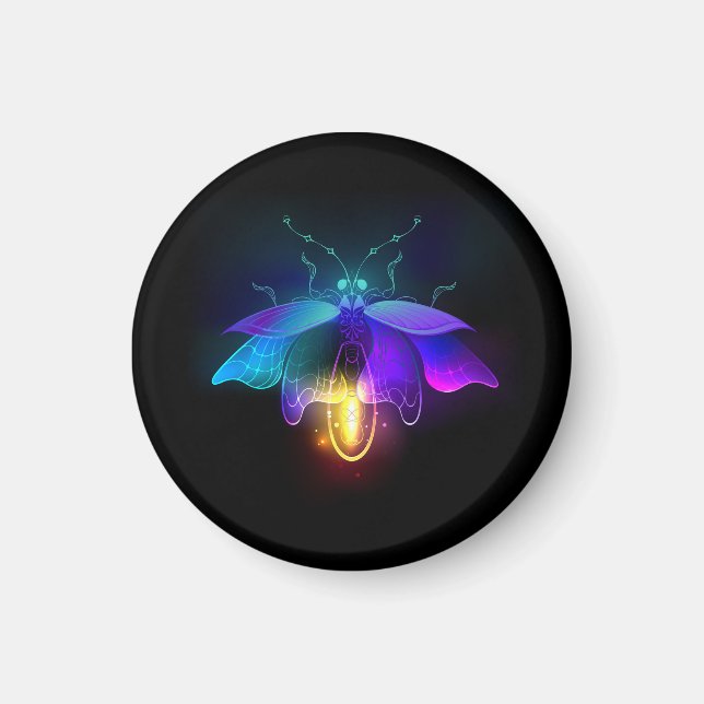 Imã Neon Firefly a preto (Frente)