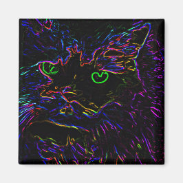Imã Neon Glow Cat