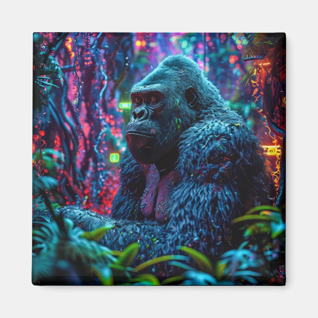 Imã Neon Gorilla (Frente)