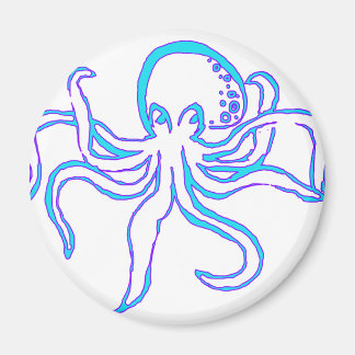 Imã Neon Octopus