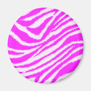 Imã Neon Pink Zebra