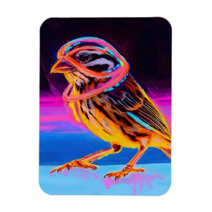 Ímã Neon Sparrow com Acentos Brilhantes