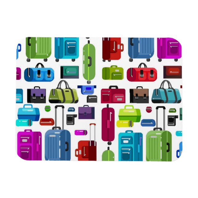 Ímã Neon Suitcases (Horizontal)