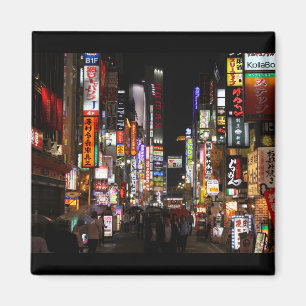 Imã Néons de Tokyo Shinjuku em a noite