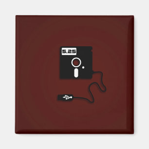 Imã nerd de disco flexível do geek de USB de 5,25