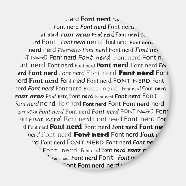 Imã Nerd de fontes (Frente)