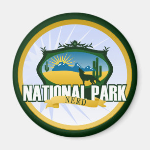 Imã Nerd do parque nacional - deserto