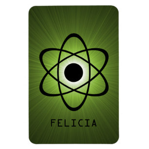 Ímã Nerdy Atomic Premium Magnet, Verde