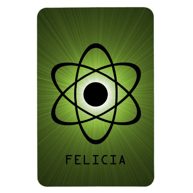Ímã Nerdy Atomic Premium Magnet, Verde (Vertical)