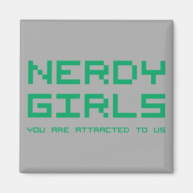Imã Nerdy Girls 2 (Frente)