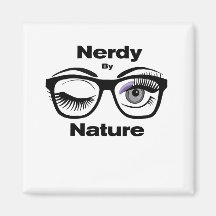 Nerdy pela Nature Funny Geek com Óculos