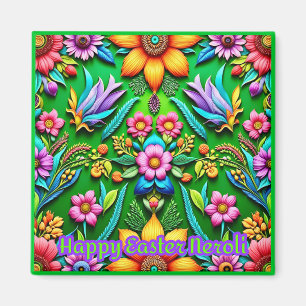Imã NEROLI ~ Feliz Páscoa ~ Saudação Floral ~