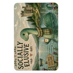Ímã Nessie Esquiva Socialmente Críptico Aconchegante L