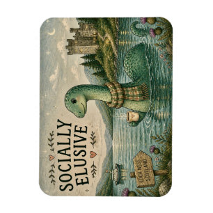 Ímã Nessie Socialmente Elusiva Críptico Aconchegante L