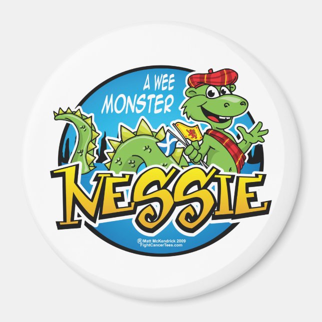 Imã Nessie: Um Monstro Wee (Frente)