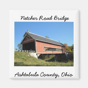 Imã Netcher Rd Covered Bridge Ashtabula County Ohio