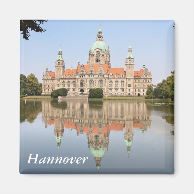 Imã Neues Rathaus em Hannover (Frente)