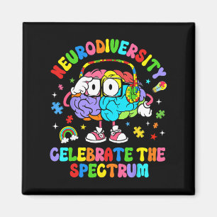 Imã Neurodiversidade Celebra Autismo Do Cérebro Do Esp