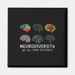 Imã Neurodiversidade Todos Pensamos Diferentemente Cér