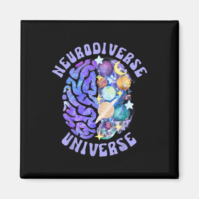Imã Neurodiversificada Universo Neurodiversidade Céreb (Frente)