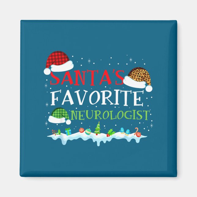 Imã Neurologist Favorite Santa s Fun (Frente)