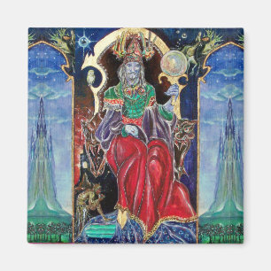 Imã NEUROMANCER, vermelho azul