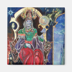 Imã NEUROMANCER, vermelho azul