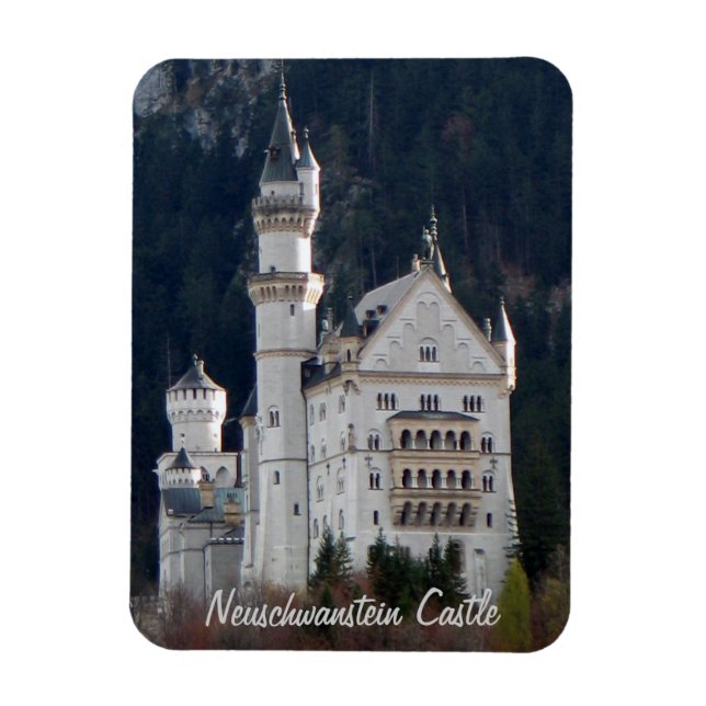 Ímã Neuschwanstein Castle Premium Magnet (Vertical)