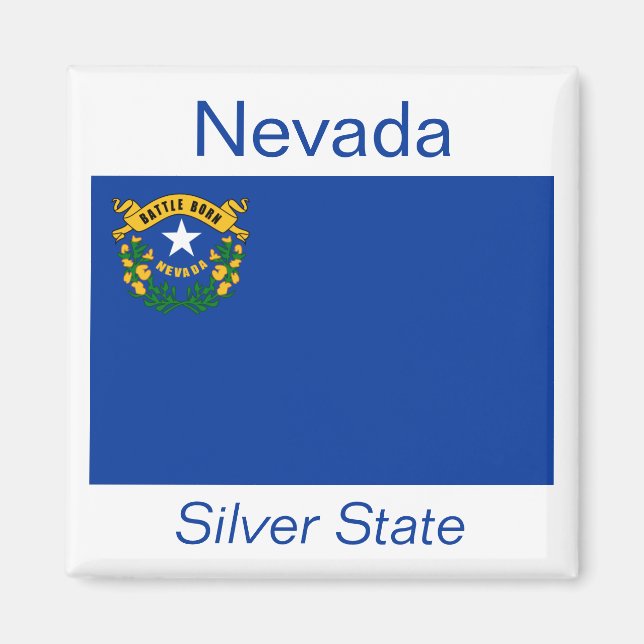 Imã Nevada Flag Magnet (Frente)