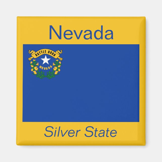 Imã Nevada Flag Magnet (Frente)