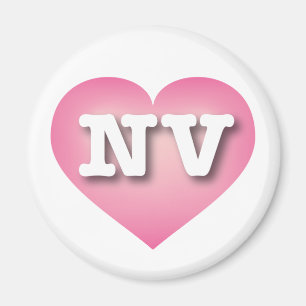 Imã Nevada Pink Fade Heart - Big Love