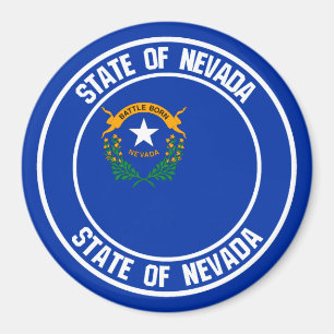 Imã Nevada Round Emblem