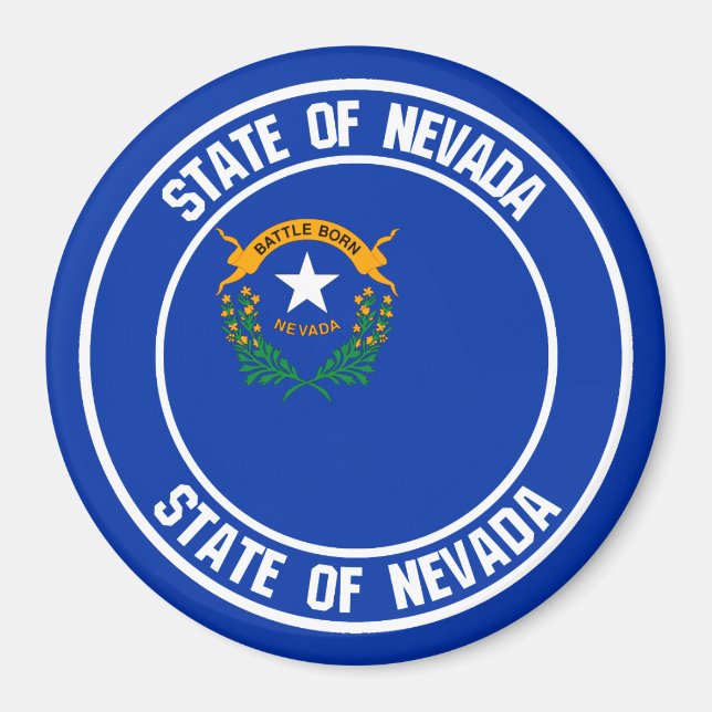 Imã Nevada Round Emblem (Frente)