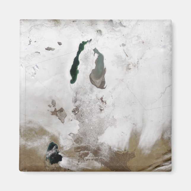 Imã Neve ao redor do Mar de Aral (Frente)