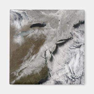 Imã Neve através dos Estados Unidos do nordeste