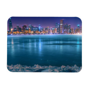 Ímã Neve e gelo no lago Michiga, no Ártico