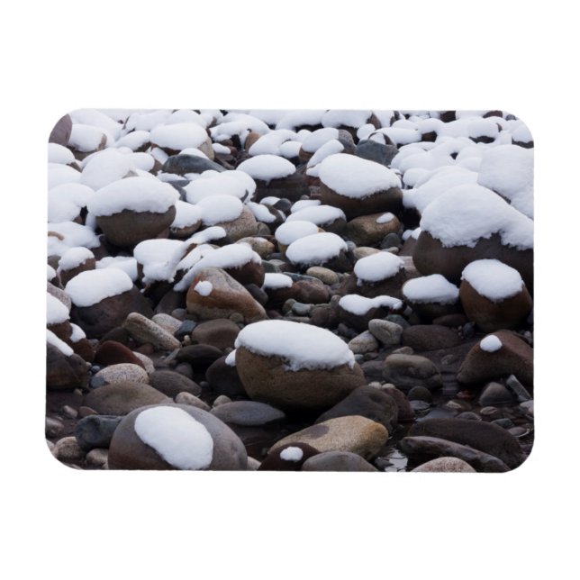 Ímã Neve e Rochas, Parque Nacional Mt. Rainier (Horizontal)