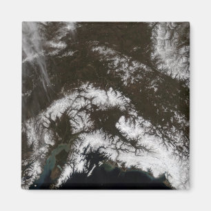 Imã Neve em Alaska central sul