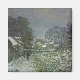 Imã Neve em Argenteuil por Claude Monet