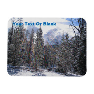 Ímã Neve Fresca No Relâmpago Rápido