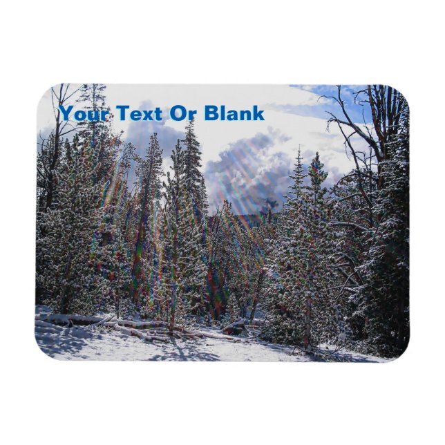 Ímã Neve Fresca No Relâmpago Rápido (Horizontal)