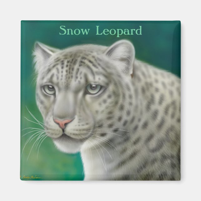 Imã Neve Leopardo Magneto (Frente)