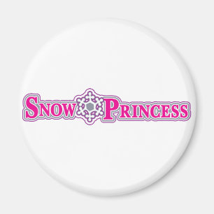 Imã Neve-Princesa-rosa
