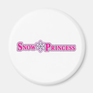 Imã Neve-Princesa-rosa